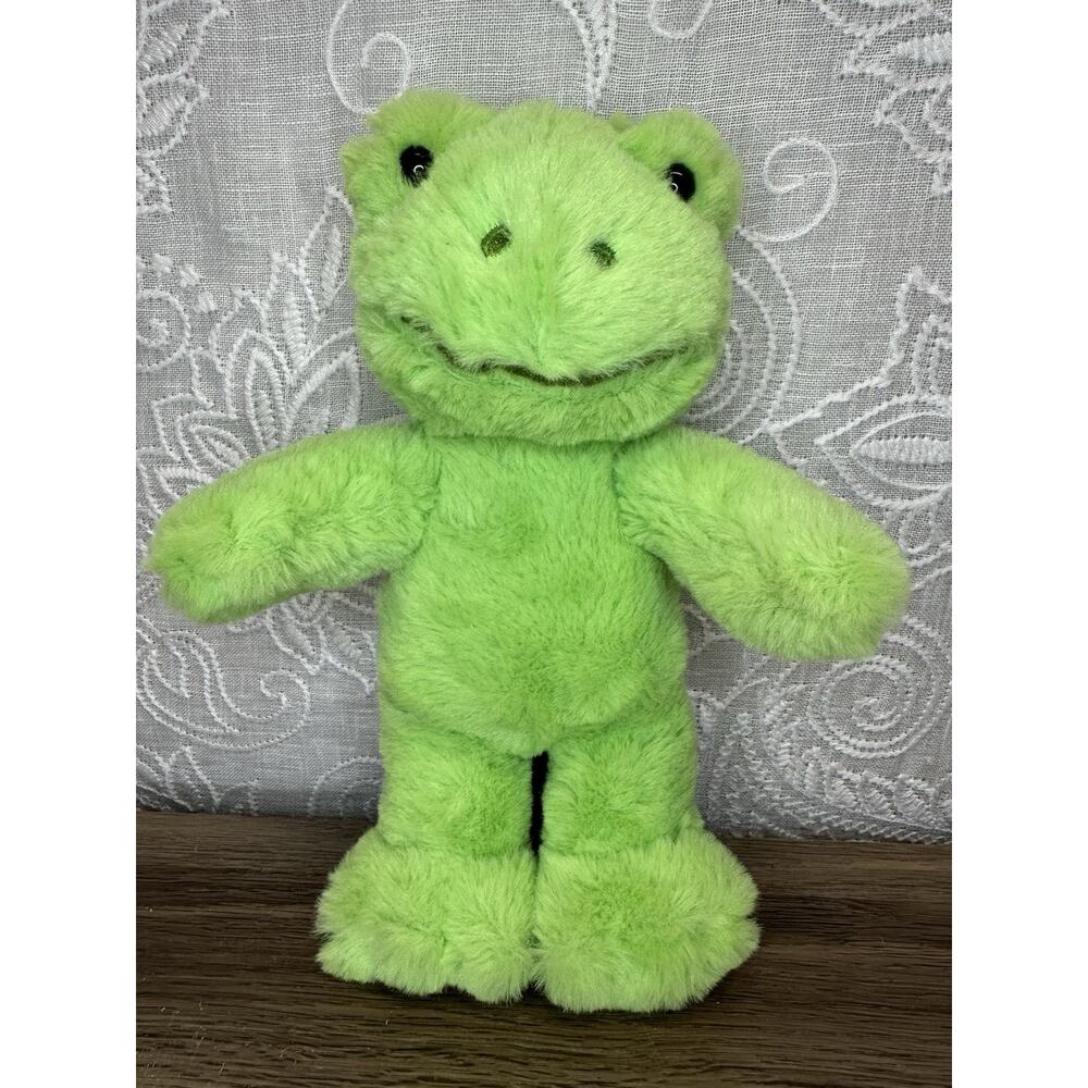 Build a Bear Small Spring Green Frog Plush Soft Toy 9” Mini BAB Soft Toy